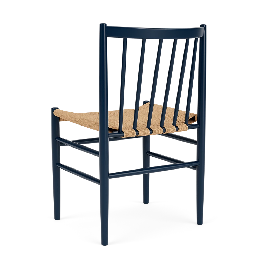 J80 - Chair - Beech - Steel Blue J80 - Chair - Beech - Steel Blue